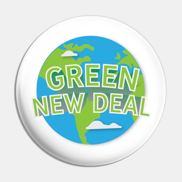 Green New Deal Pin by yayo99