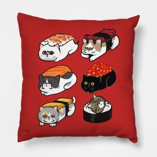 Sushi Exotic Shorthair Pillow