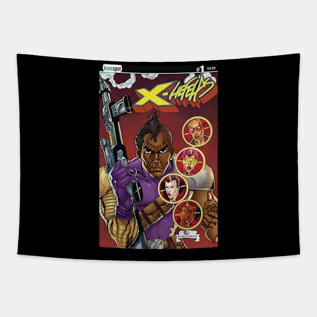 X-Liefelds 1 Tapestry by Eric L Kent