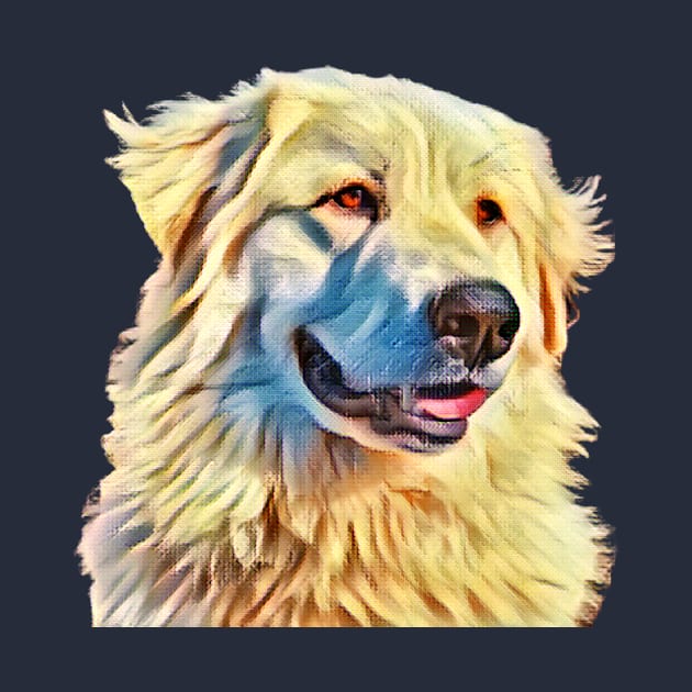 Great Pyrenees - painted style by rford191