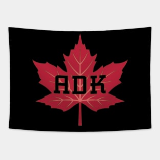 Pocket Red Maple Leaf ADK 46 Back Tapestry