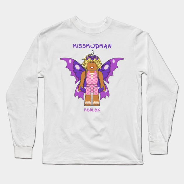 Missmudman Roblox Roblox Game Long Sleeve T Shirt Teepublic - roblox kids long sleeve t shirts teepublic