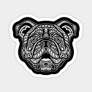 English Bulldog Tribal Magnet