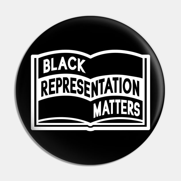 Black Representation Matters Pin by BignellArt