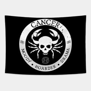 Savage Cancer Zodiac Antisocial Astrology Tapestry