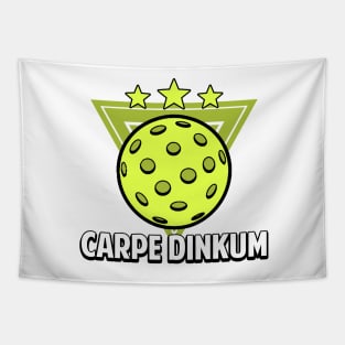 Pickleball Gifts Carpe Dinkum funny Pickleball Shirt Tapestry