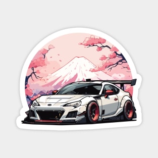 Subaru BRZ Car Art - Widebody Modified JDM Car Magnet