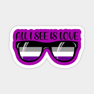 Asexual Sunglasses - Love Magnet