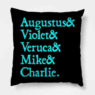 Chocolate Factory List Pillow