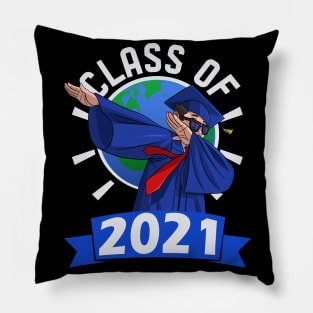 Class of 2021 Graduation Dabbing Dance Boy Pillow