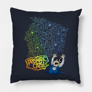 Prismatic Cats! Pillow