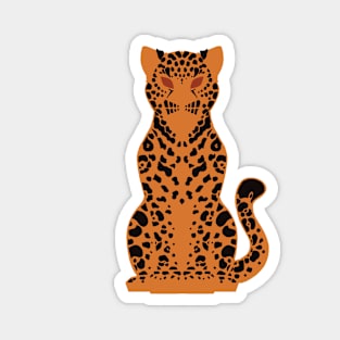 Minimalist Jaguar Magnet