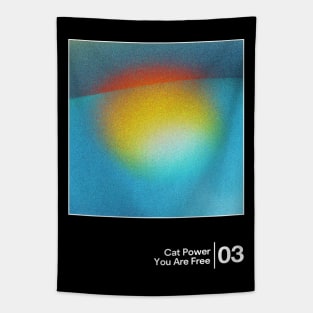 Cat Power - You Are Free / Minimalist Artwork Design Tapestry