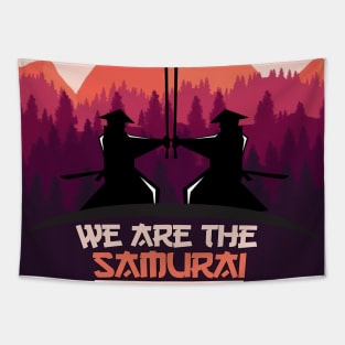Samurai Anime Otaku, We Are The Samurai Tapestry