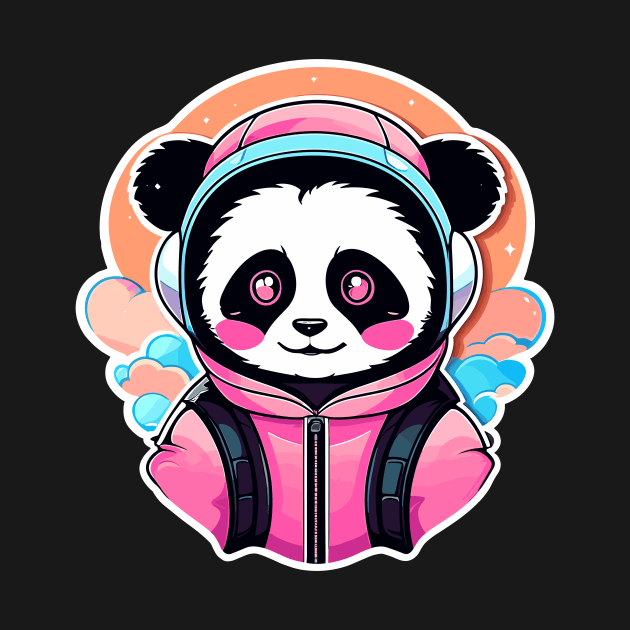 Panda Illustration by FluffigerSchuh