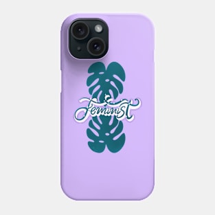 Feminist Typography Design Phone Case