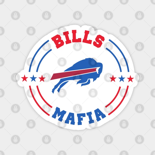 Buffalo Bills Football Team Magnet by Grindbising