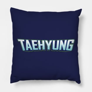 BTS Bangtan Kim Taehyung name futuristic text army | Morcaworks Pillow