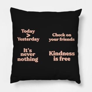 Motivational Sayings Pack Pillow