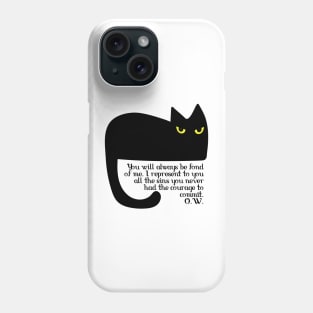 Black Cat Phone Case