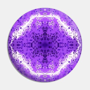 Lavender Purple Paint Pour Pattern Pin