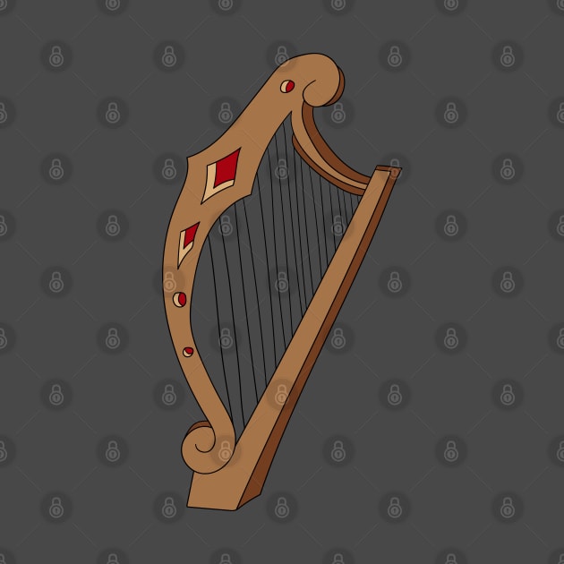 cute harp by maricetak