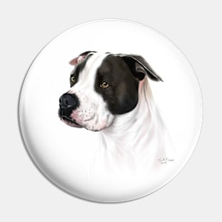 Pitbull Mix Drawing Pin