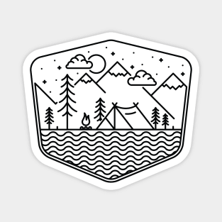 Camping Line Magnet