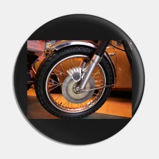 classic motorcycle wheel with spokes .. beautiful design Pin