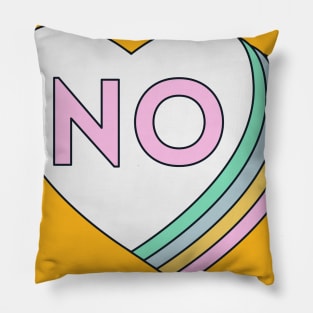 No Love ❤ Pillow