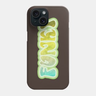 FUNKY. Retro 60s 70s aesthetic slang Phone Case