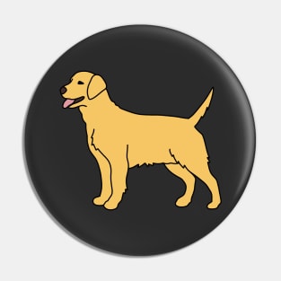 Golden Labrador Pin