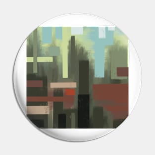 Abstract blocky landscape Pin