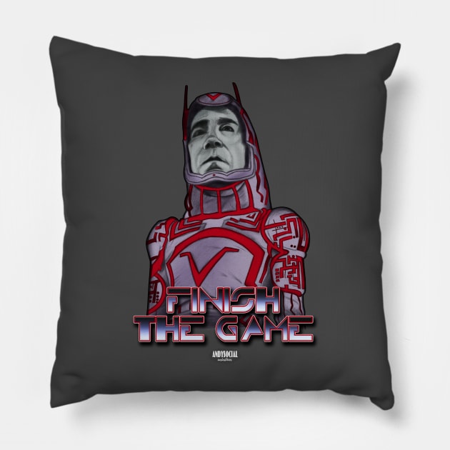 Sark Pillow by AndysocialIndustries