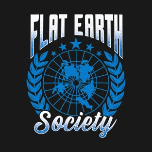 flat earth global lockdown the conspiracy T-Shirt