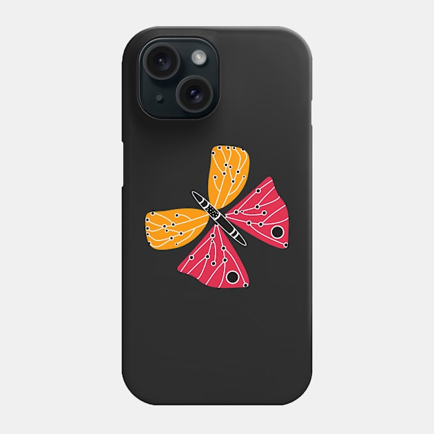 Butterfly and dots Phone Case by cocodes