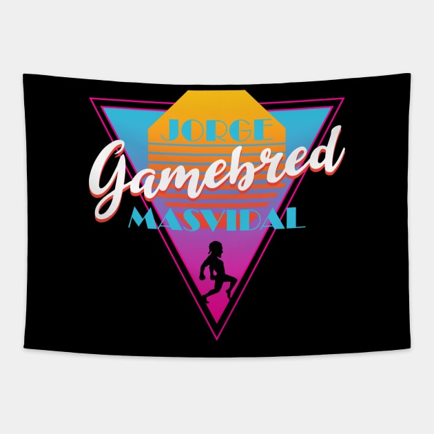 Jorge Gamebred Masvidal Fight Island Tapestry by SavageRootsMMA