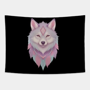 Tribal Fox Tapestry