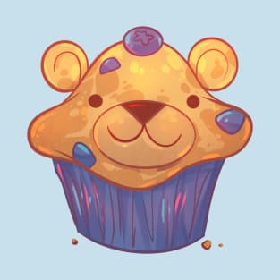 Blueberry blue-bear-y Muffin T-Shirt