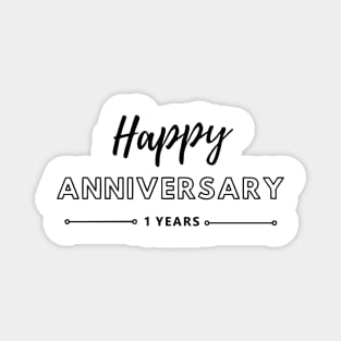 Happy Anniversary | 1 Year Magnet