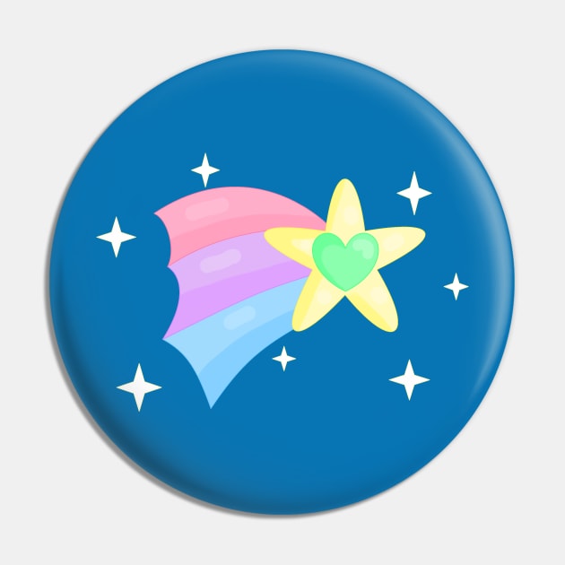 Shooting Star Pin by ShinyBat