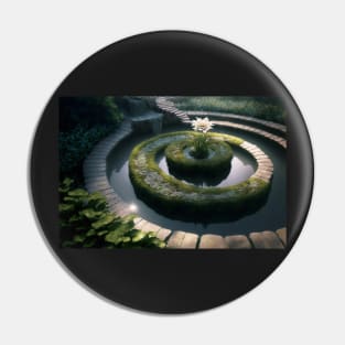 Peaceful Flower Water Garden Pin