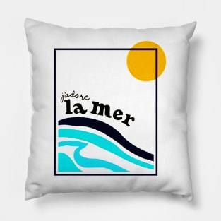 J'adore la mer Pillow