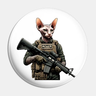 Tactical Cat Pin