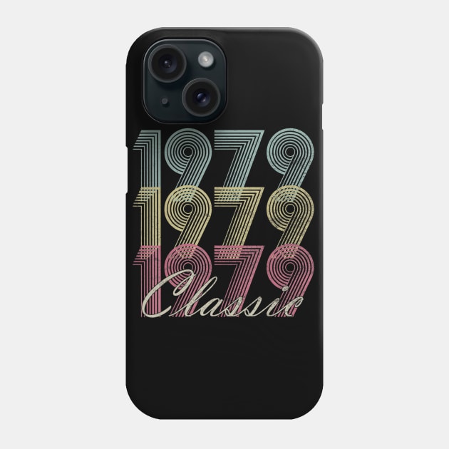 41th Birthday Gift Vintage 1979 41 Years Old Classic Phone Case by bummersempre66