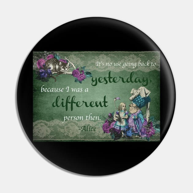 I was a Different Person Pin by Danipost