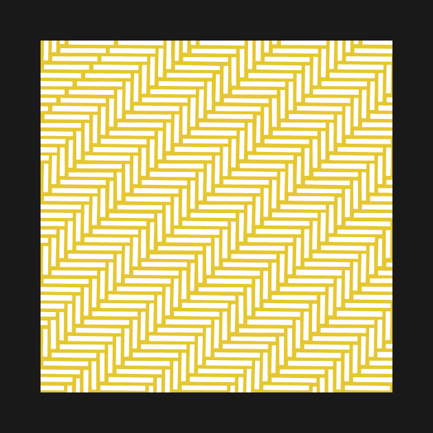 Herringbone 45 Yellow 2 by ProjectM