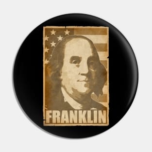 Benjamin Franklin Poster Pin