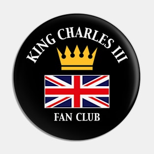 King Charles 3rd – Fan Club (Fan Art / 4C) Pin