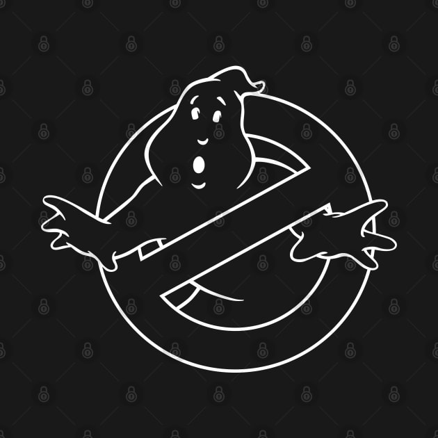 Ghostbusters Mono Outline by Ghostbusters WR